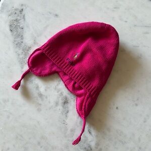 Baby girl, Ralph Lauren beanie